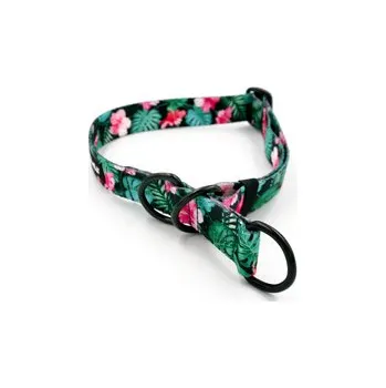 Obojek pro psa Polostahovací obojek Tropical Monstera L/XL