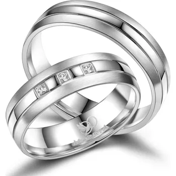 Prsten MARRYA® Pánský snubní prsten Stříbro 925 - velikost 62 - SI-07P-62