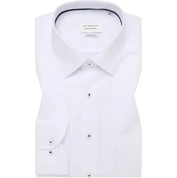 Pánská košile Košile Eterna Comfort Fit Natté bílá 8464_00E181 velikost: 42, délka rukávu: dlouhý rukáv