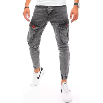 Pánské džíny Šedé kapsáčové džíny UX3255 Velikost: 31