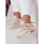Smetanové sneakersy na platformě ORIS ZY0098 Velikost: 38