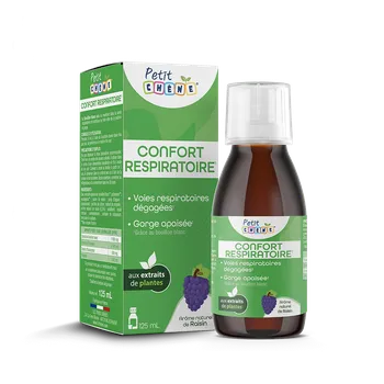 Lék na kašel, rýmu a nachlazení Petit Chéne Respiratory Comfort 125ml