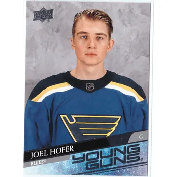 Sběratelská karetní hra 2020-21 UD Extended Series JOEL HOFER Young Guns