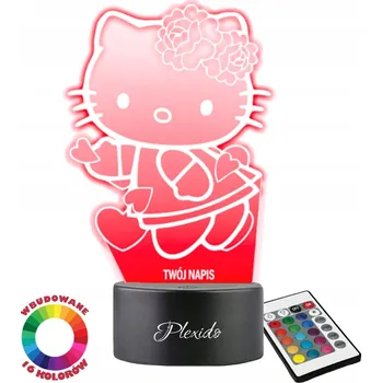 Lampička 3D LED Noční Lampa s gravírováním Dárek na Valentýna