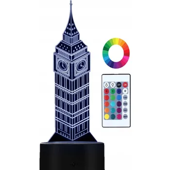 Lampička Plexido vícebarevná Noční lampa