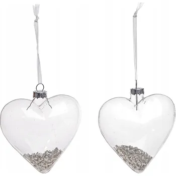 Vánoční dekorace Vánoční Koule průhledná vánoční koule 10 cm 1 ks