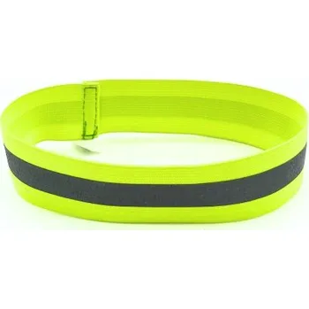 Obojek pro psa DOGSTORE Reflexní obojek, GUMA - žlutý Velikost: 40 CM