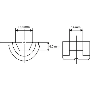 Kleště čelisti čelisti Cu 70 / AI 50 [ZM00000221]