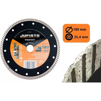 Řezný kotouč DIAMANTOVÝ KOTOUČ NA BETONU 180x25.4mm SEGMENTOVÝ