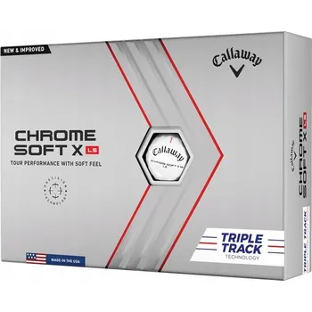 Golf Golfový míček Callaway Chrome Soft X LS 12 ks