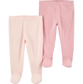 Kojenecká souprava CARTER'S Polodupačky Pink Stripes holka 2ks 3m/vel. 62