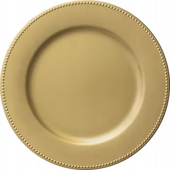 80657 Dekorativní zlatý podnos 33 cm Perline AMBITION