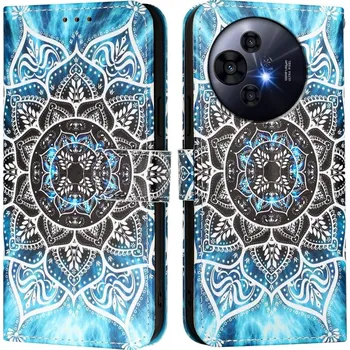 Pouzdro na tablet VSECHNONAMOBIL 101314 ART Peněženkový kryt pro TCL 50 Pro NxtPaper BLUE MANDALA
