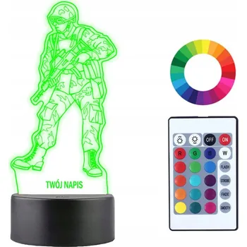 Lampička Plexido vícebarevná Noční lampa