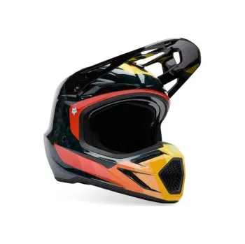Helma na motorku Mx Helma Fox V3 RS Grid Helmet Black/Orange, Velikost XL (61-62cm)