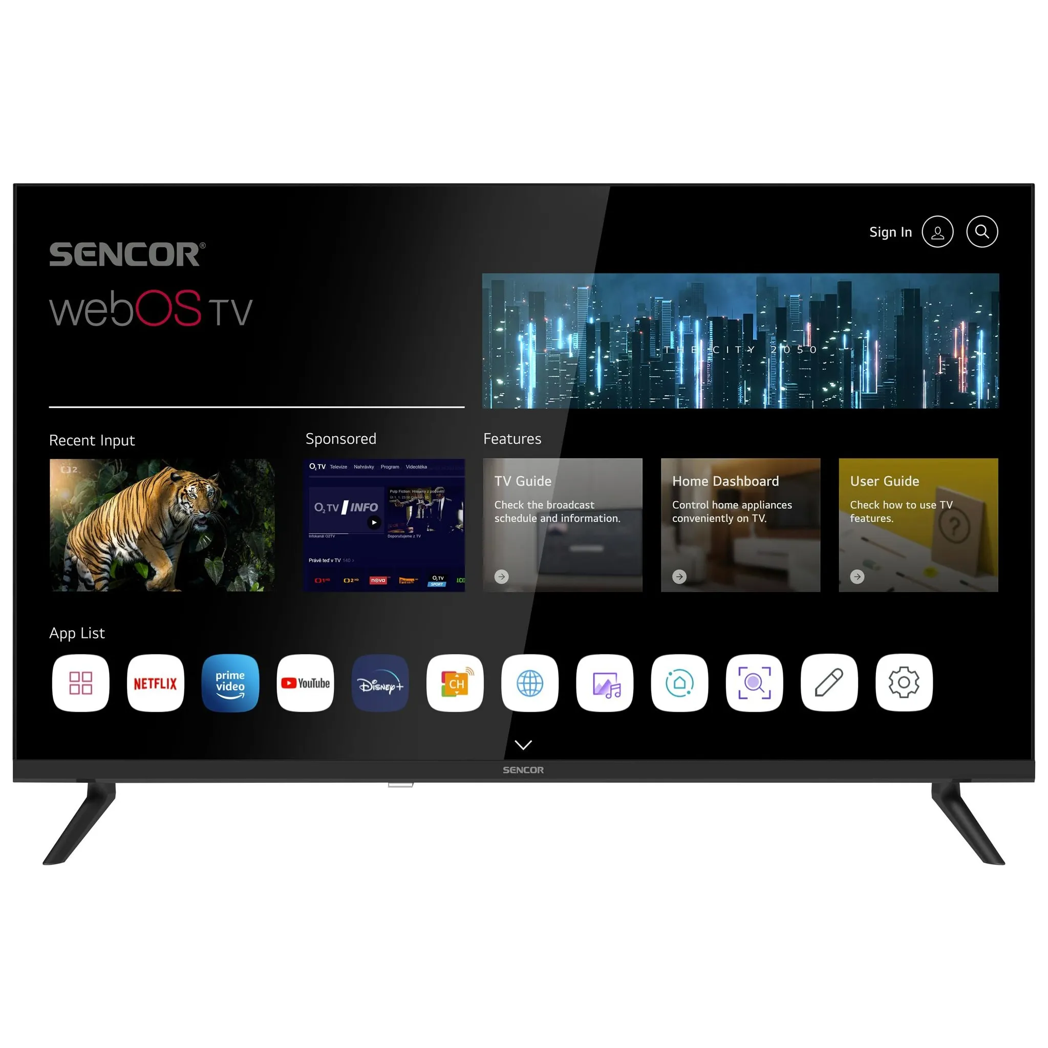 Fotografie 1 - Televizor Sencor 32" LED (SLE 32S803B)