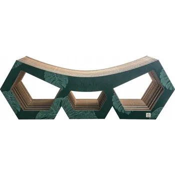 DRAPAK PELÍŠEK PRO KOČKY Washpapa Monstera Green škrabadlo pro kočky