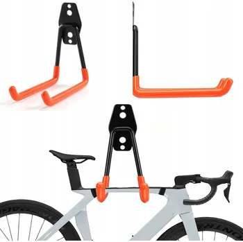 Věšák Nástěnný držák na kolo Eries 20 kg černý