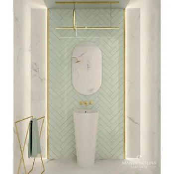 Dlažba Cihla 7,4 cm x 29, 9 Cm keramická dlažba světle zelená lesk glossy