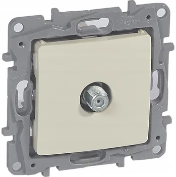 Elektrická zásuvka Anténní zásuvka nástěnná Legrand béžová