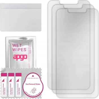 Pouzdro na mobilní telefon 3x Fólie pro LG W30 / W30 Plus, ochrana celé obrazovky