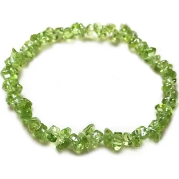 Náramek Sekaný náramek z olivínu – přírodní minerál pro vitalitu a rovnováhu