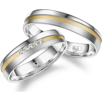 Prsten MARRYA® Dámský snubní prsten Stříbro AG925 - velikost 52 - SI-23D-52