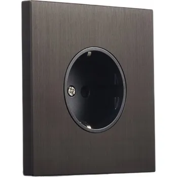 Elektrická zásuvka Elektrická Zásuvka nástěnná Alkri-Light hnědá