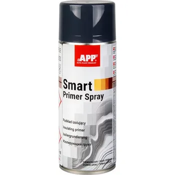 Barva ve spreji Izolační základový Základní Nátěr TMAVĚ ŠEDÝ | 400ml | APP Smart Primer Spray