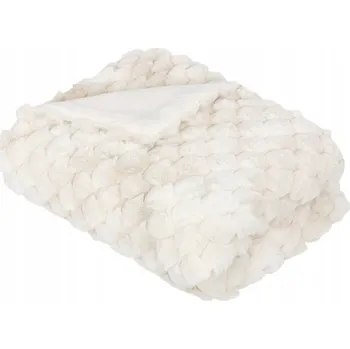 Prostěradlo Deka Atmosphera polyester 120 cm x 160 cm béžová