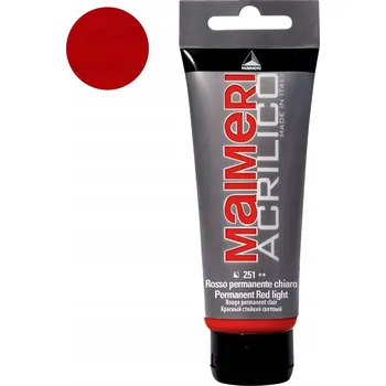 Speciální výtvarná barva Akrylové barvy Maimeri červená 1 ks 200 ml