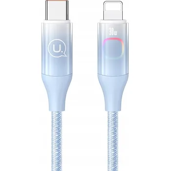 Datový kabel Kabel P4Y USB typ C - Apple Lightning 1,2 m modrý