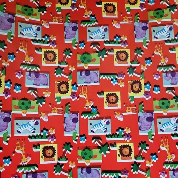 Obraz Balicí papír se zvířátky 57cm x 2m 2m365