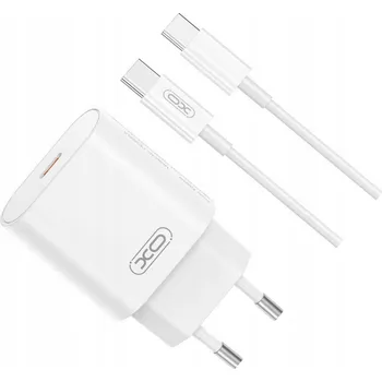 Rychlá nabíječka XO 25W, 2 porty, s USB-C kabelem pro Xiaomi Poco X6 Pro 5G