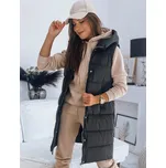 Černá vesta s kapucí NOELIA TY3134 Velikost: 2XL