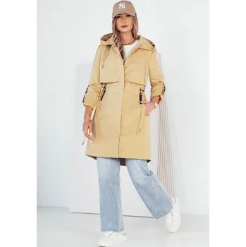 Dámská cargo bunda Světle žlutá přechodová parka TILSON TY4193 Velikost: M