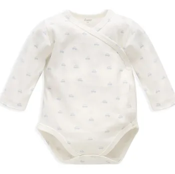 Kojenecký body PINOKIO Body zavinovací dlouhý rukáv Lovely Day chlapec béžová s potiskem vel. 62