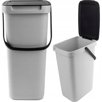 Odpadkový koš KADAX ODPADKOVÝ KOŠ NÁDOBA NA ODPAD 12L KYBLÍK NA TŘÍDĚNÍ S UCHEM