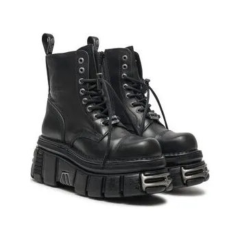 Pánská zimní obuv Glády NEW ROCK M-NEWMILI083-S37 Černá 44