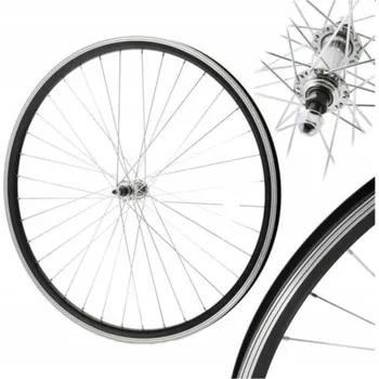 Zapletené kolo Přední kolo na kolo 26'' kuželové, ráfek černý/náboj černý Shimano