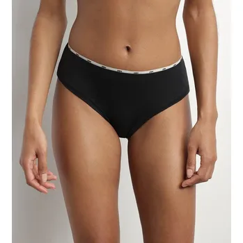 Kalhotky Dámské kalhotky DIM ICONS MIDI BRIEF - DIM - černá S