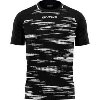 Chlapecké tričko Sportovní triko GIVOVA Pixel black-white 2XS