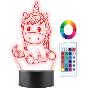 Lampička Plexido vícebarevná Noční lampa