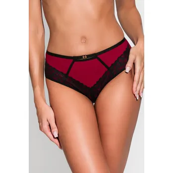 Dámské spodní prádlo KALHOTKY PORTO 19207 ČERNÁ A ČERVENÁ L
