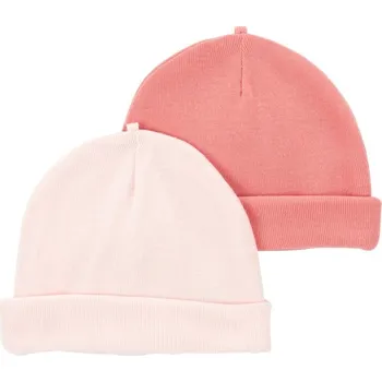 Nákrčník CARTER'S Čepice Pink holka MFL 2ks 0-3m