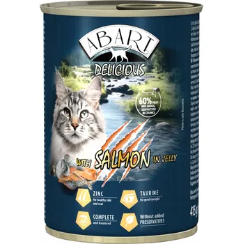 Krmivo pro kočku Abart Delicious Konzerva pro kočky 415g Losos v želé