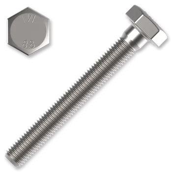 Šroub Šroub 6hr.hlava M5x55 ZB závit celý DIN 933 8.8.