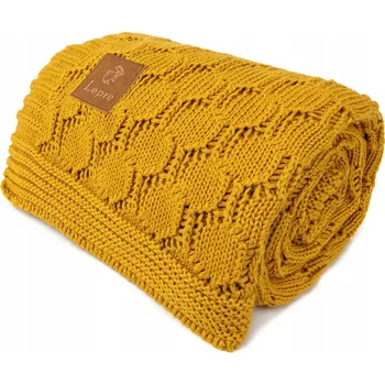 Dětská deka Bambusová deka, bambusová deka 80x100 hořčice Lepre