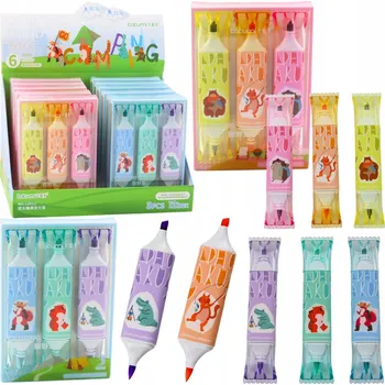 Zvýrazňovač Vícebarevný Zvýrazňovač Lean 3 ks