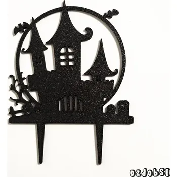 Wednesday zámek - dortový zápich - Zelená